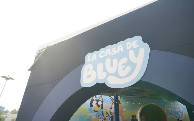 experiencia inmersiva de la casa de bluey 