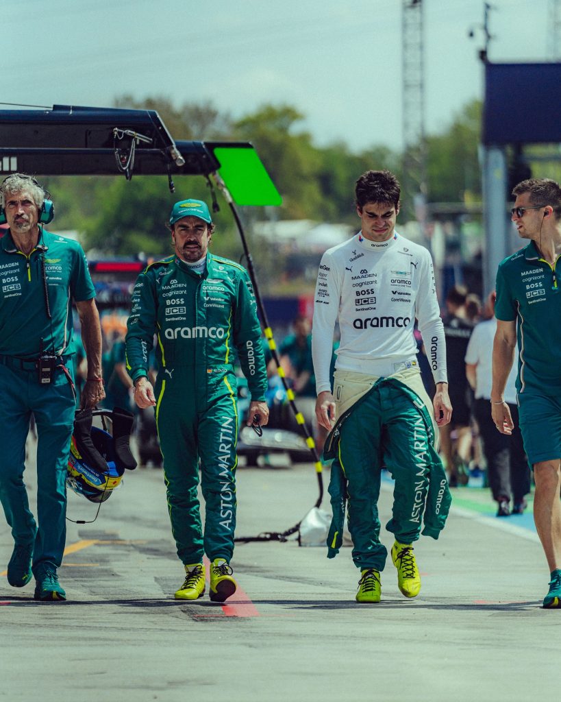 Fernando Alonso y Lance Stroll
