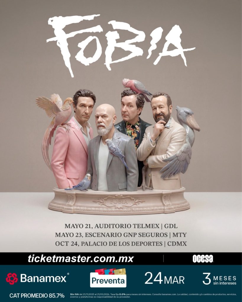 fobia conciertos méxico 2026