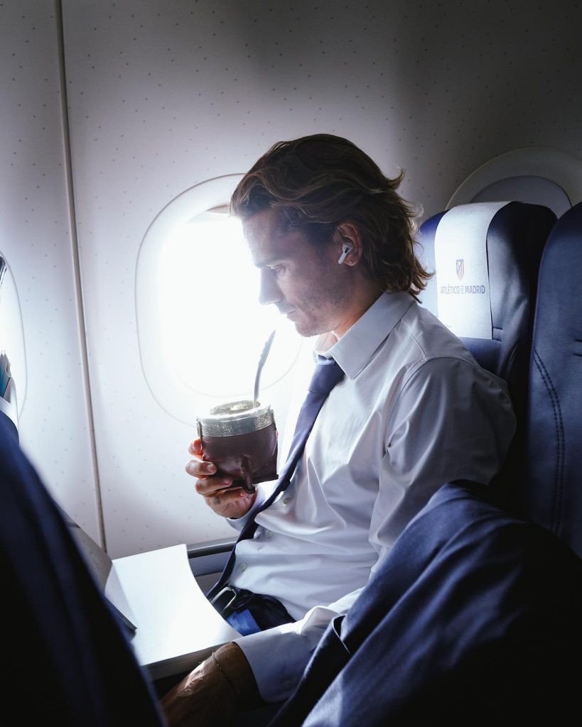 Griezmann tomando mate