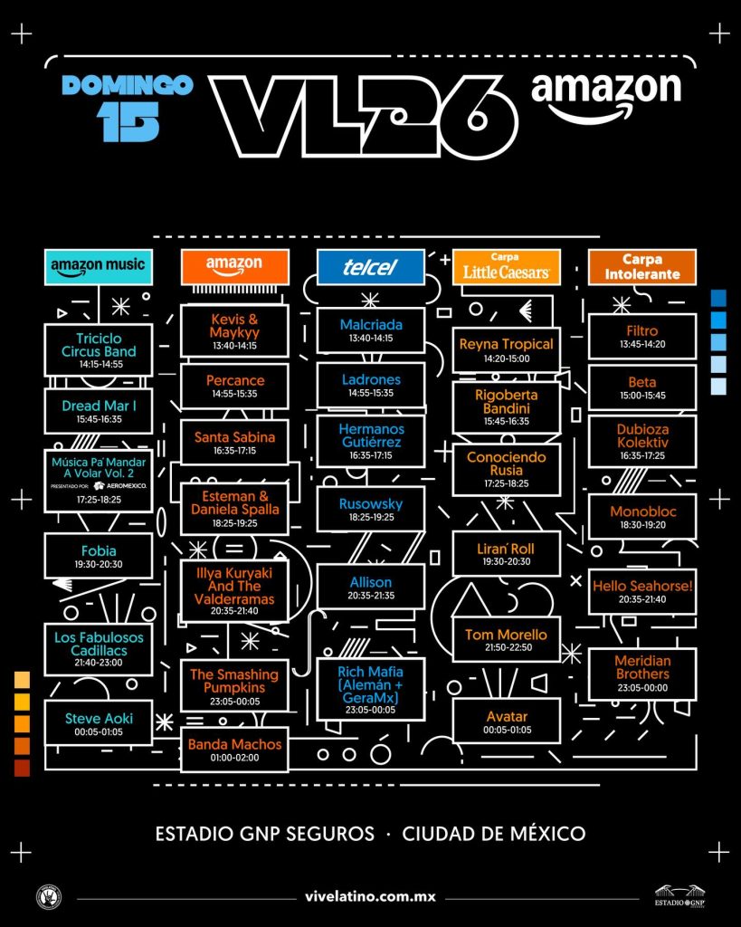 horarios vive latino 2026