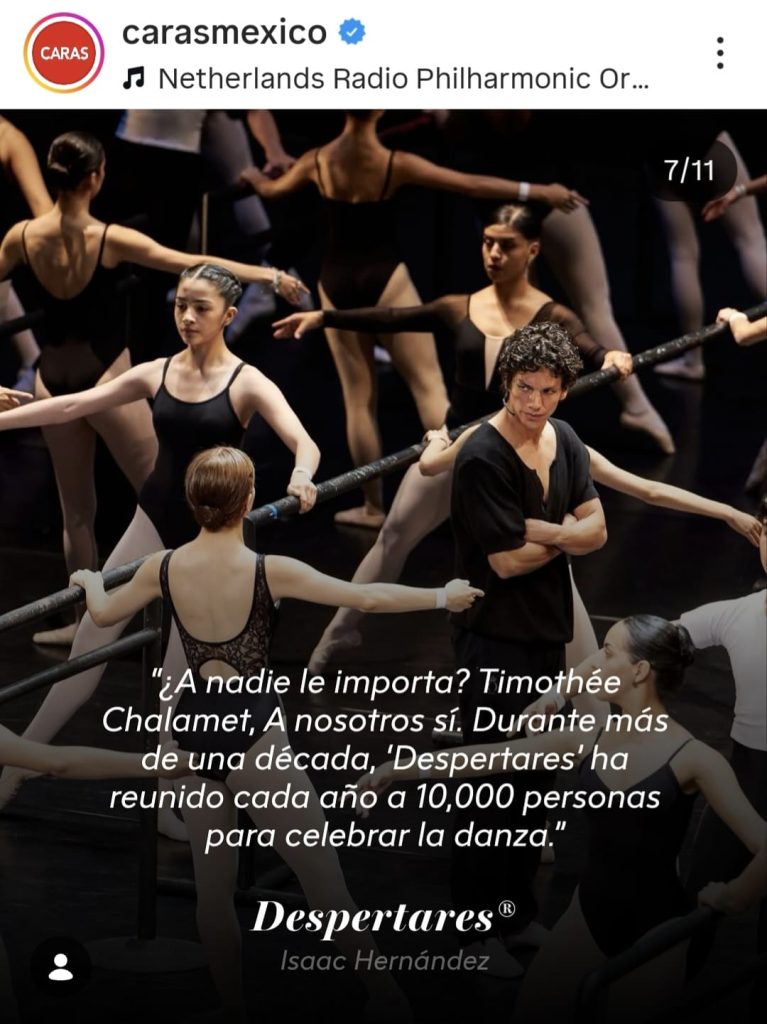 La funa y reacciones épicas que desató Timothée Chalamet al criticar el ballet y la ópera