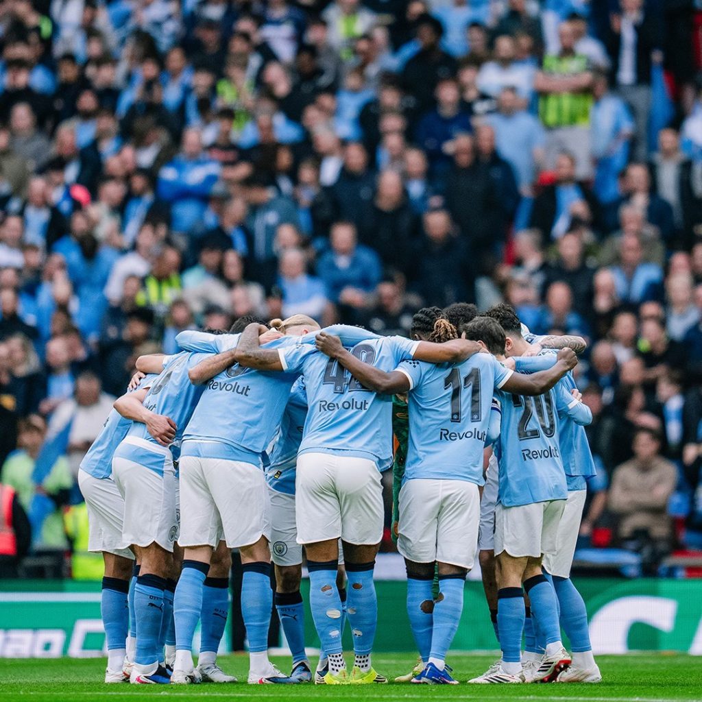 Manchester City previo a la final de la Carabao Cup