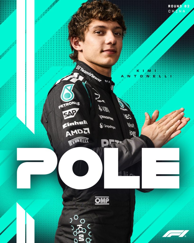 Kimi Antonelli se queda con la pole de China