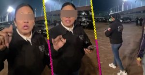 Suspenden a funcionaria apodada ‘Lady Pepitas’ por insultar a policía en CU