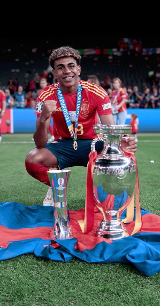 Yamal ganó la Eurocopa con España