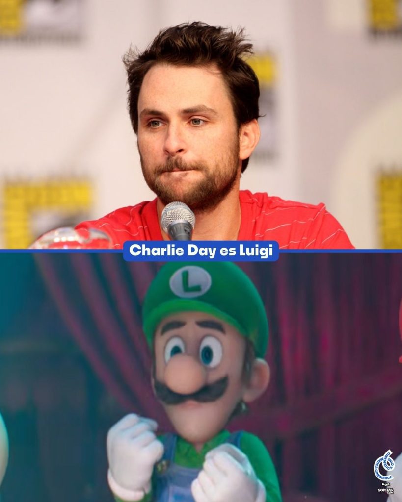 Charlie Day es Luigi 