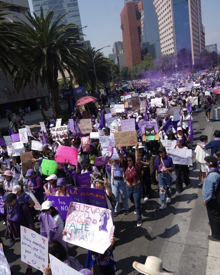 "Nos queremos vivas": Así se vivió la marcha del 8M 2026 en CDMX