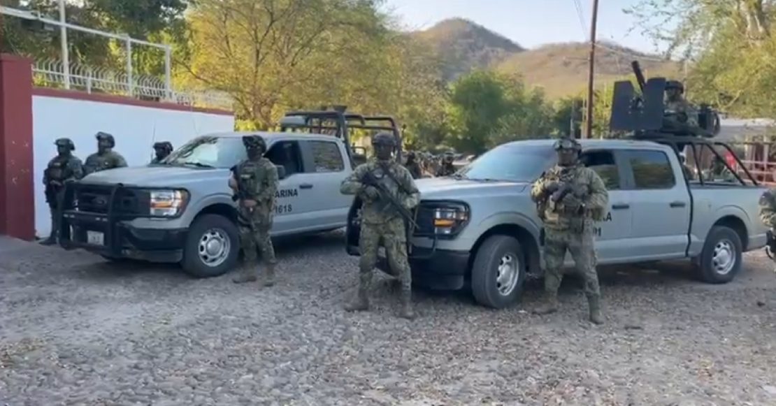 Marina confirma operativo en domicilio relacionado con “Los Mayos” en Sinaloa