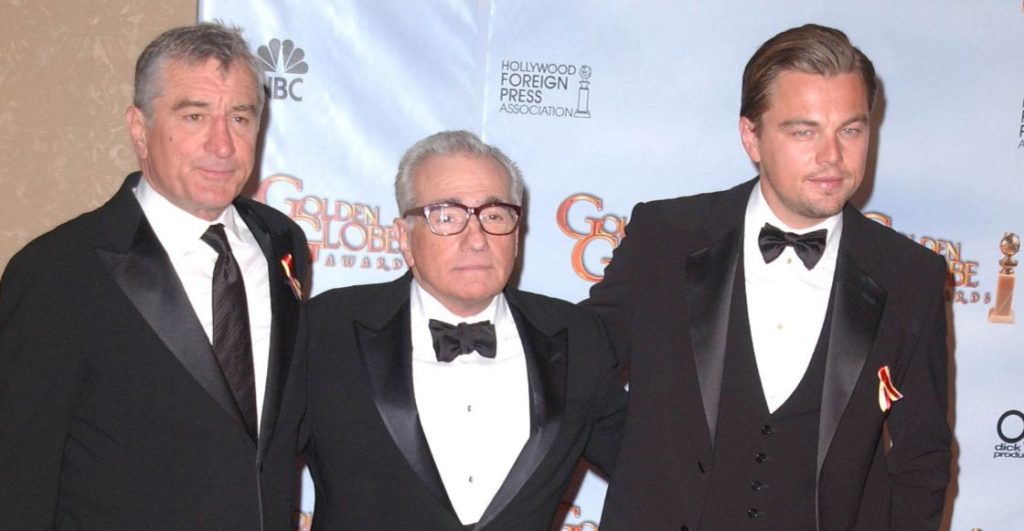 Robert, Martin y Leo en los Golden Globes de 2010
