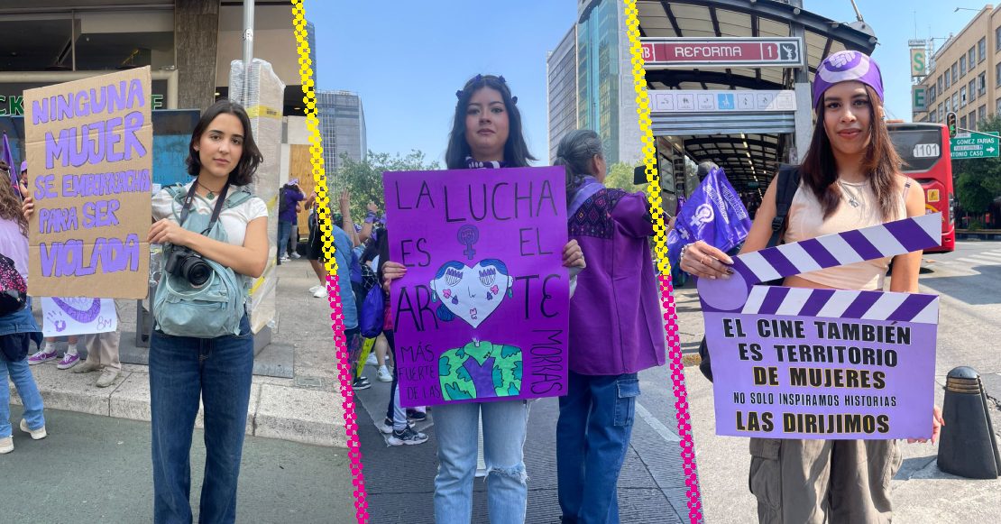 Carteles y mensajes poderosos que vimos este Día Internacional de la Mujer en la CDMX