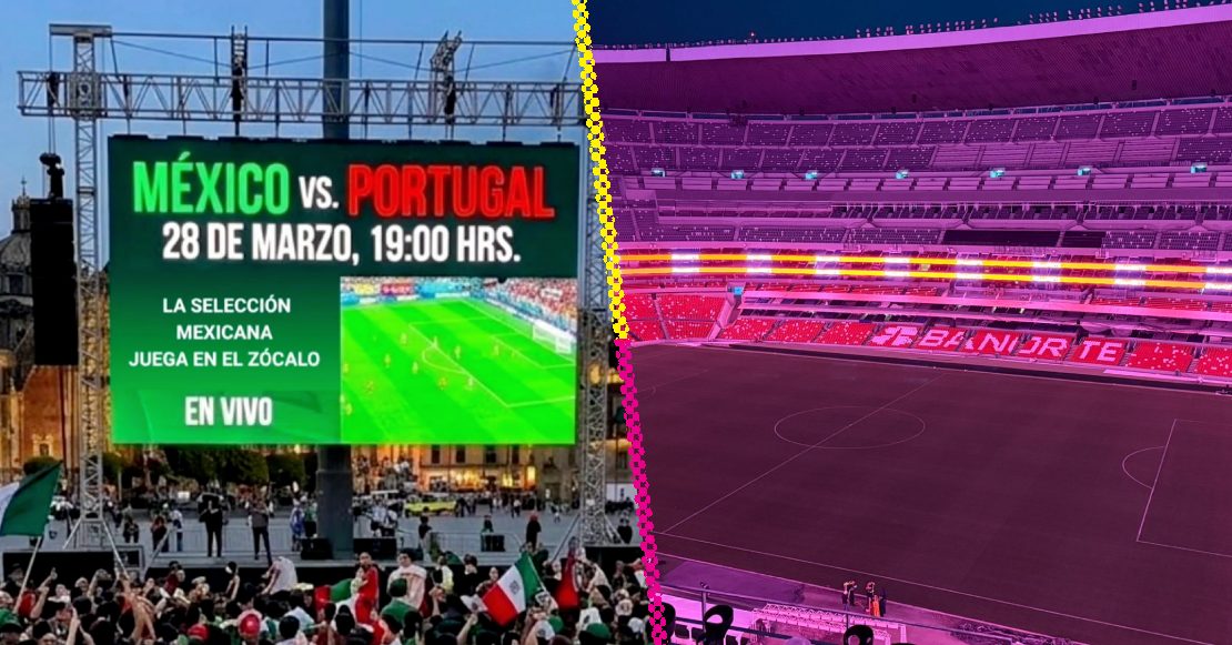 ¡En pantalla gigante! Proyectarán el México vs Portugal en el Zócalo GRATIS