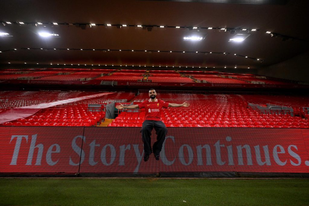 Mohamed Salah en Anfield