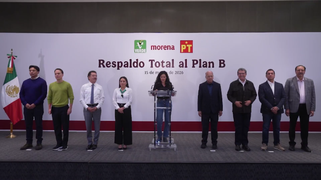Morena, PT y Partido Verde dan respaldo total al Plan B de reforma electoral
