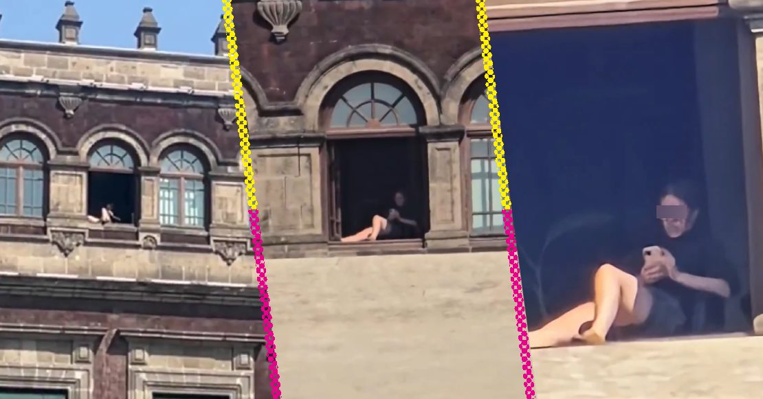 Video de mujer ‘tomando el sol’ en Palacio Nacional no es IA, confirma análisis de Verificado