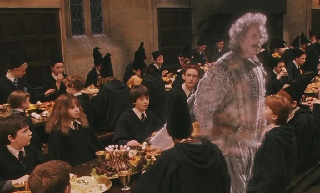 Nick Casi Decapitado en las películas de Harry Potter