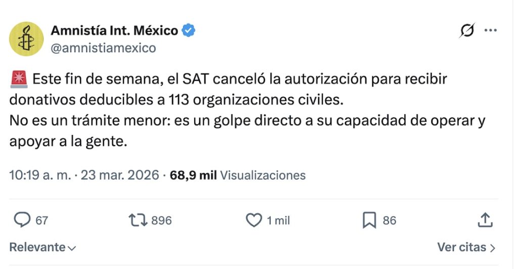 SAT cancela permisos para donativos a ONG, ¿por qué te debe importar?