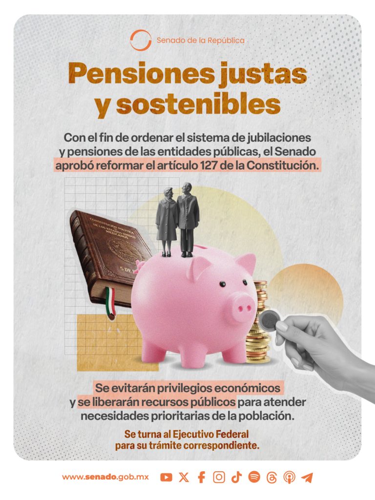 Aprueban en el Senado mochar ‘pensiones doradas’ a exburócratas de CFE, Pemex y más