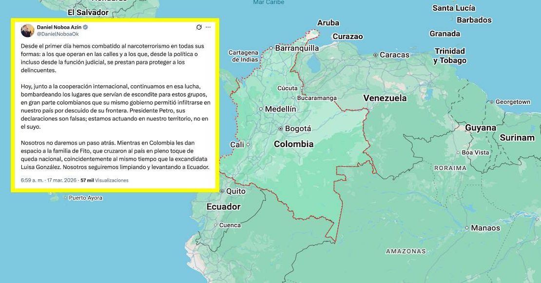 Gustavo Petro denuncia bombardeos de Ecuador en Colombia; Noboa lo desmiente