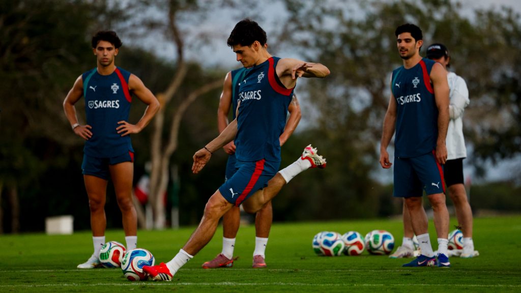 Portugal entrenando en la CDMX