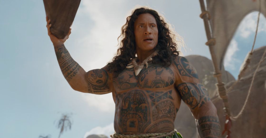Primer vistazo a Maui con Dwayne Johnson en el tráiler de 'Moana'