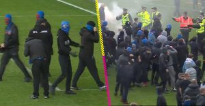 Aficionados de Rangers generaron caos tras la eliminación en la CoPA