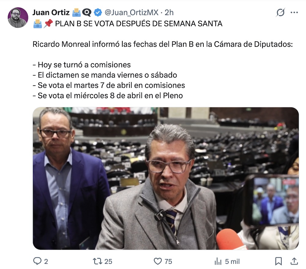 Plan B de Sheinbaum avanza sin revocación de mandato… y sigue la Cámara de Diputados