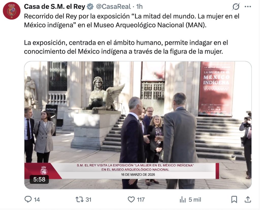 Rey Felipe de España reconoce que "hubo mucho abuso" en la Conquista de América