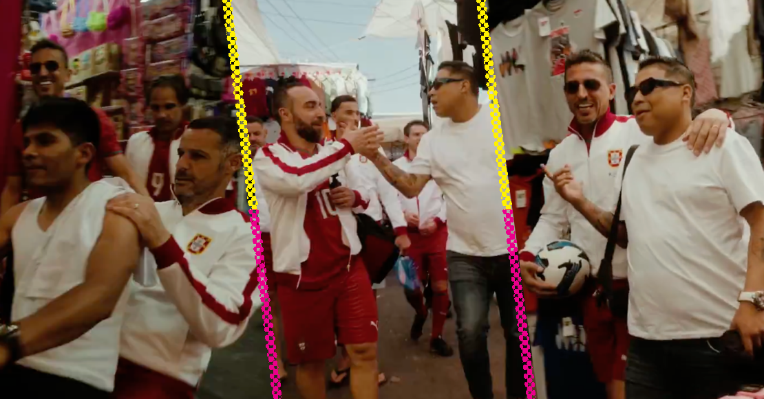 De lo que se perdió CR7: Portugal presume paseo por Tepito