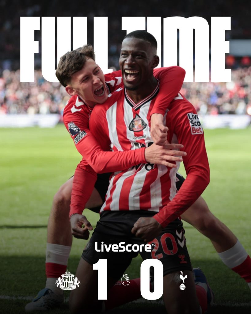 Sunderland le ganó el Tottenham