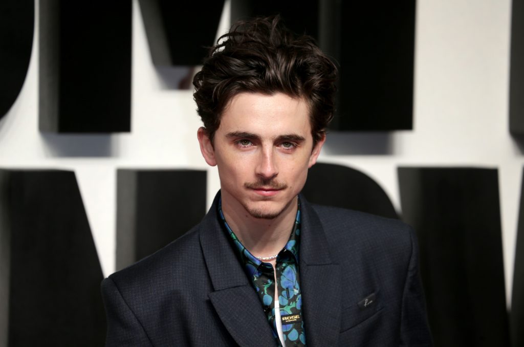 Timothée Chalamet a inicios de 2025