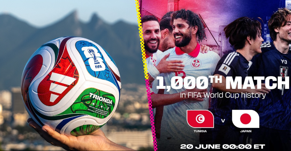 Túnez vs Japón partido 1000 mundiales