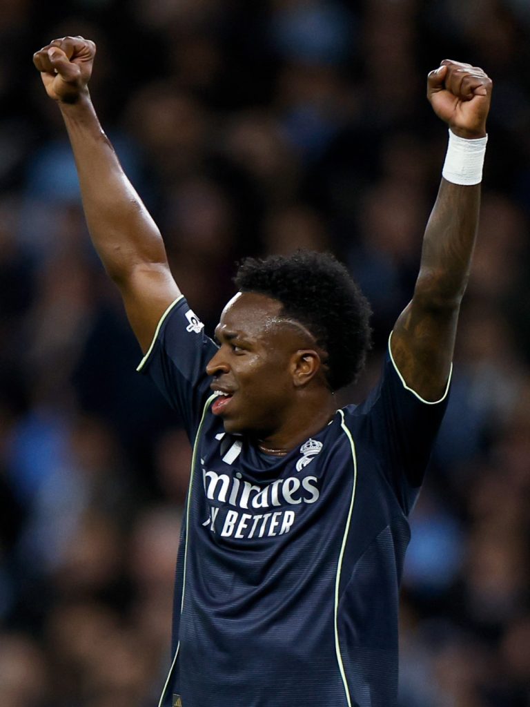 Vinicius le marcó un gol al City