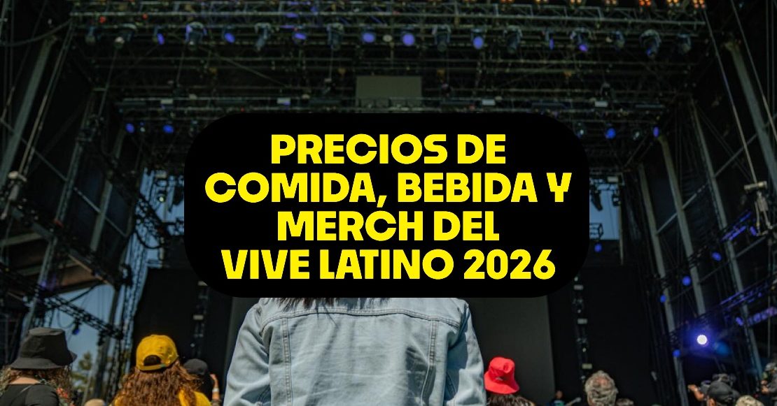Vive Latino 2026: Checa los precios de comida, bebida y merch