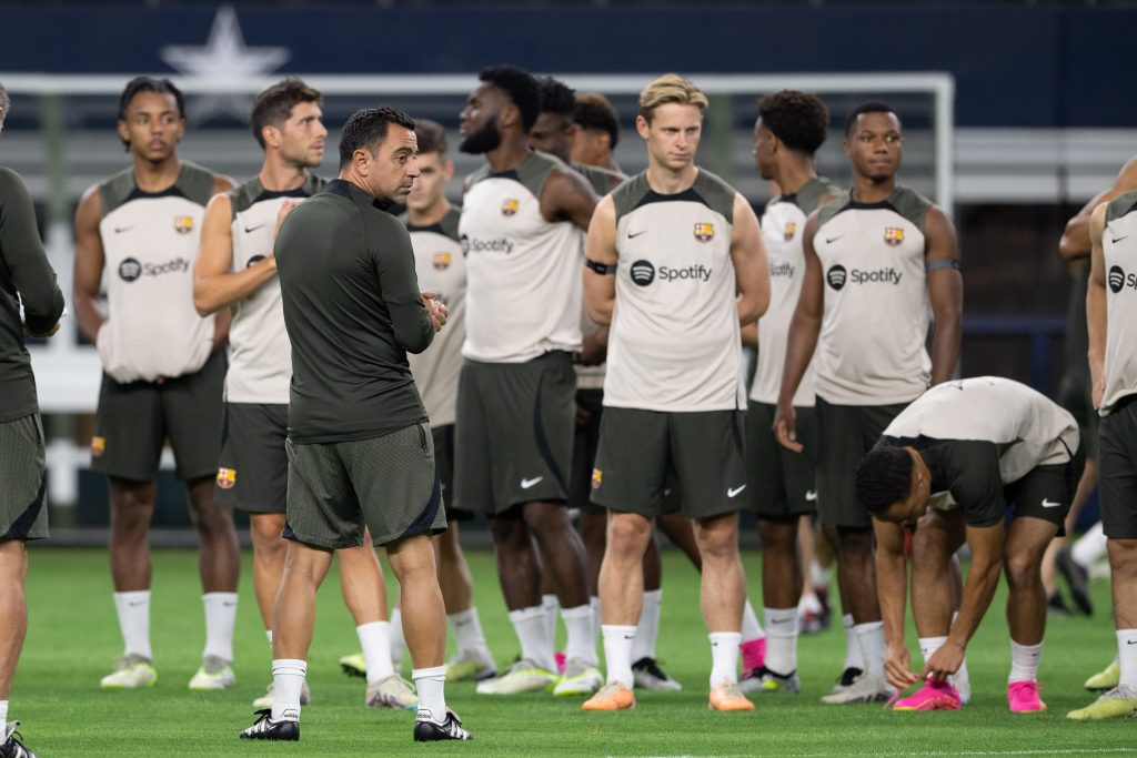 Xavi Hernández en el Barcelona