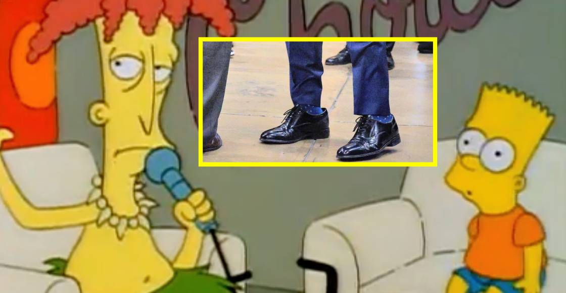 Ponte en sus zapatos, literal: En la Casa Blanca usan el mismo calzado de Trump… aunque les quede grande