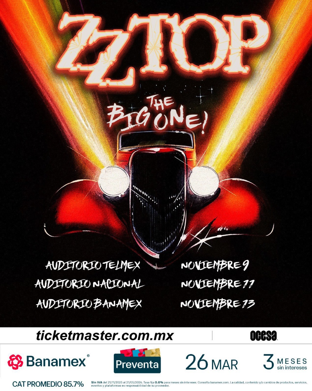 ZZ Top en México 2026