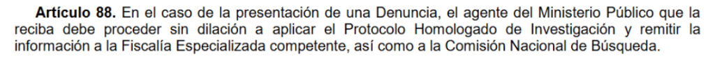 Ni 24, ni 48, ni 74 horas; así debe de actuar la autoridad ante una desaparición 