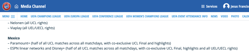 UEFA hace oficial el cambio de casa de la Champions en México