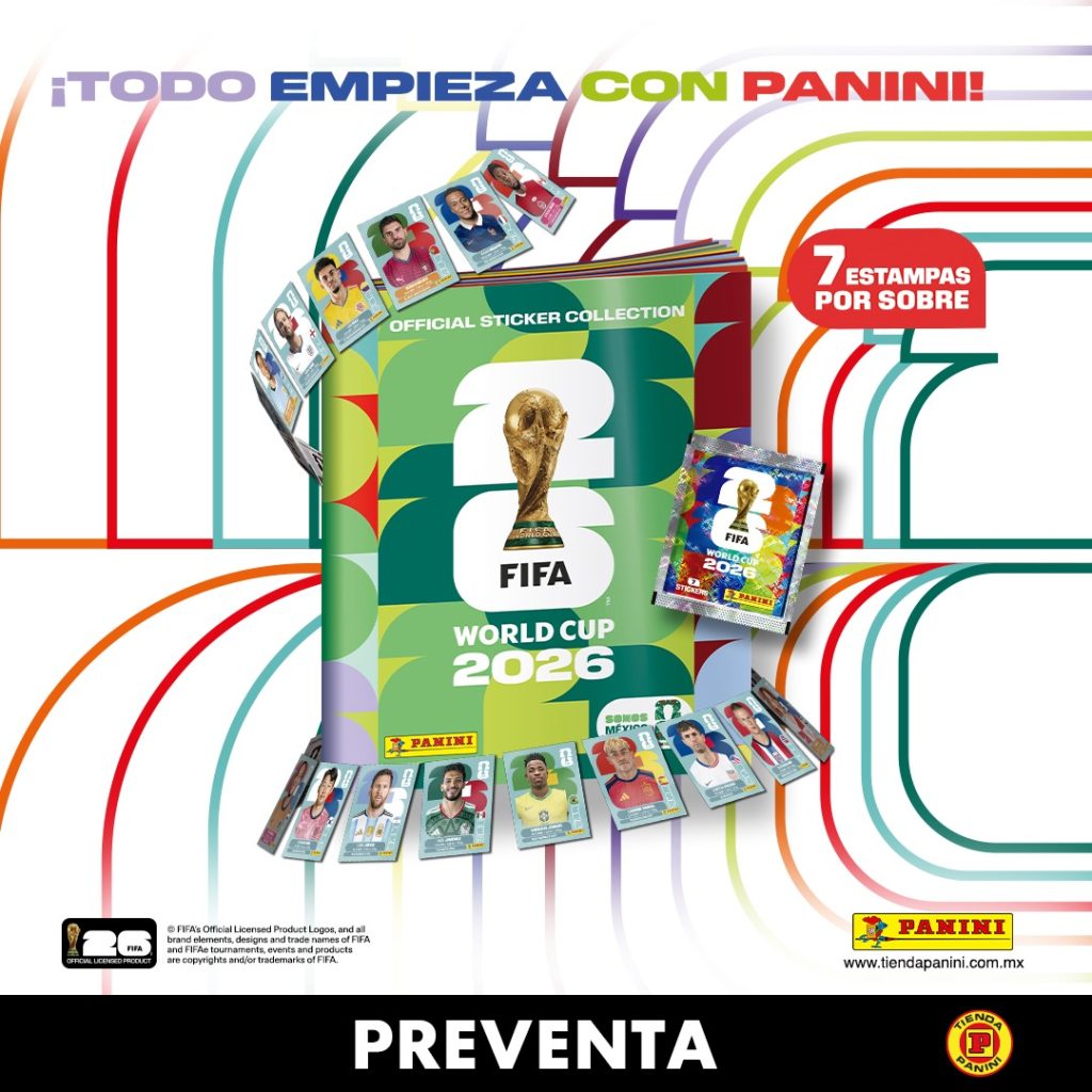 Los ‘convocados’ de México para el Mundial 2026 según el álbum Panini