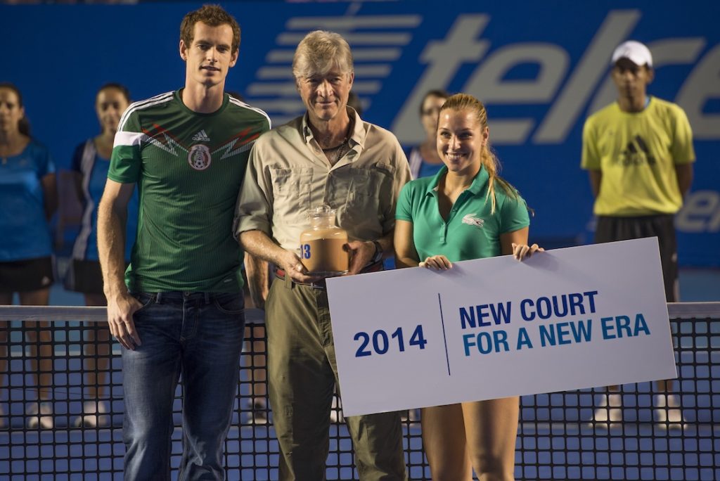 Alejandro Burillo con Andy Murray