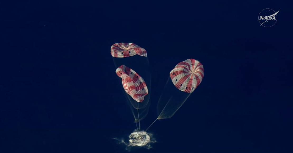 ¡Bienvenidos a casa! Nave Artemis II aterriza en Tierra; los cuatro astronautas ya están salvos y sanos