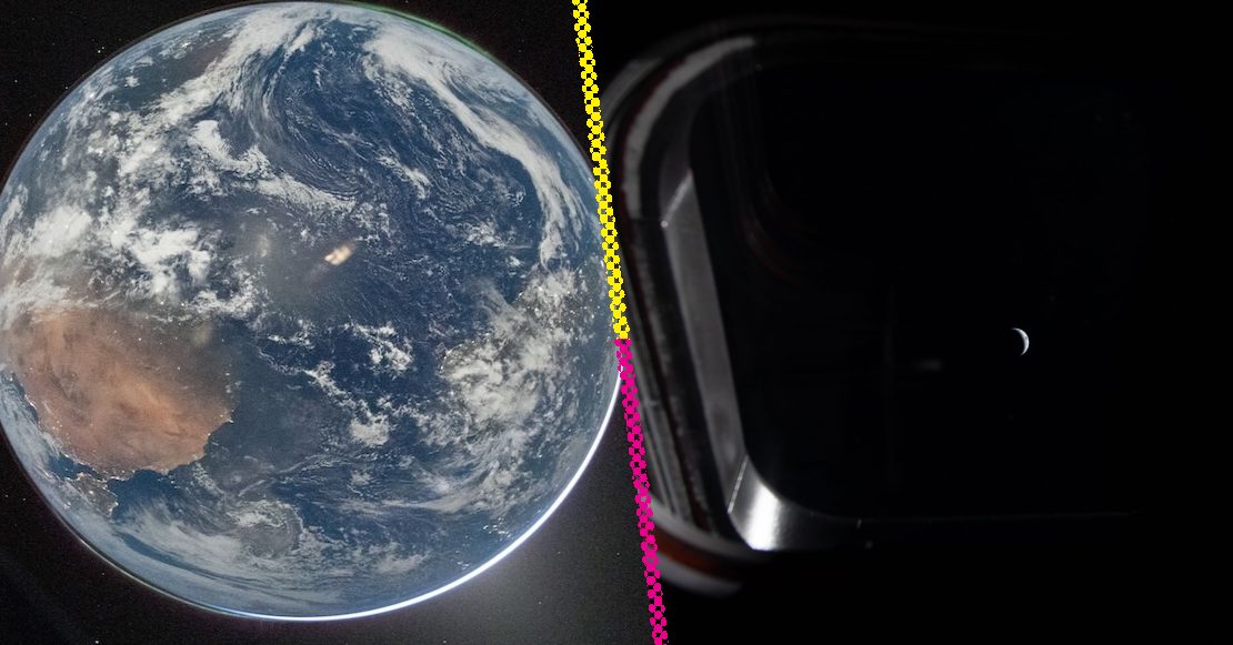 De Artemis II para el mundo: Las increíbles fotos de la Tierra y la Luna captadas desde el espacio