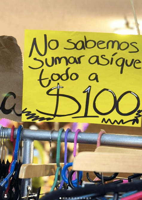 Bazar Solo tengo 100 pesitos