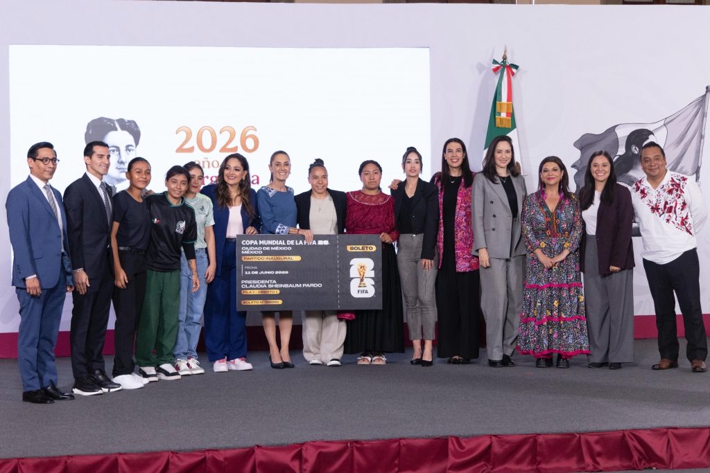 Ya hay ganadora del boleto de Sheinbaum para la inauguración del Mundial 2026