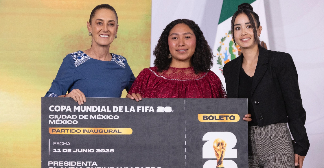 Ya hay ganadora del boleto de Sheinbaum para la inauguración del Mundial 2026