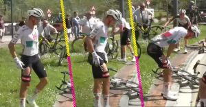 Isaac del Toro sufre dura caída y abandona la etapa 3 de la Itzulia