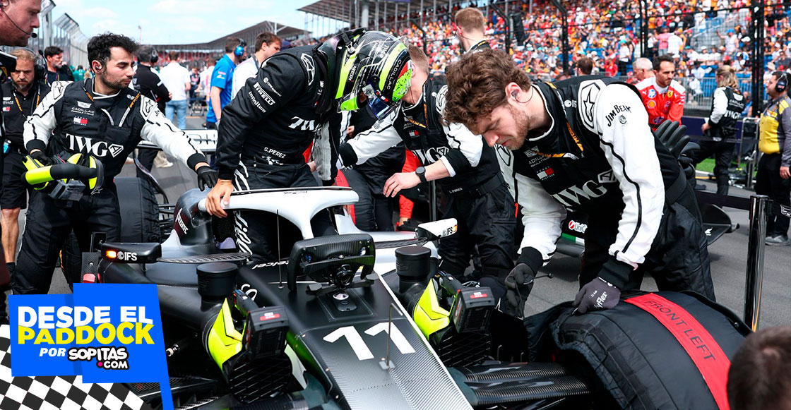 Checo Pérez en el Cadillac número 11