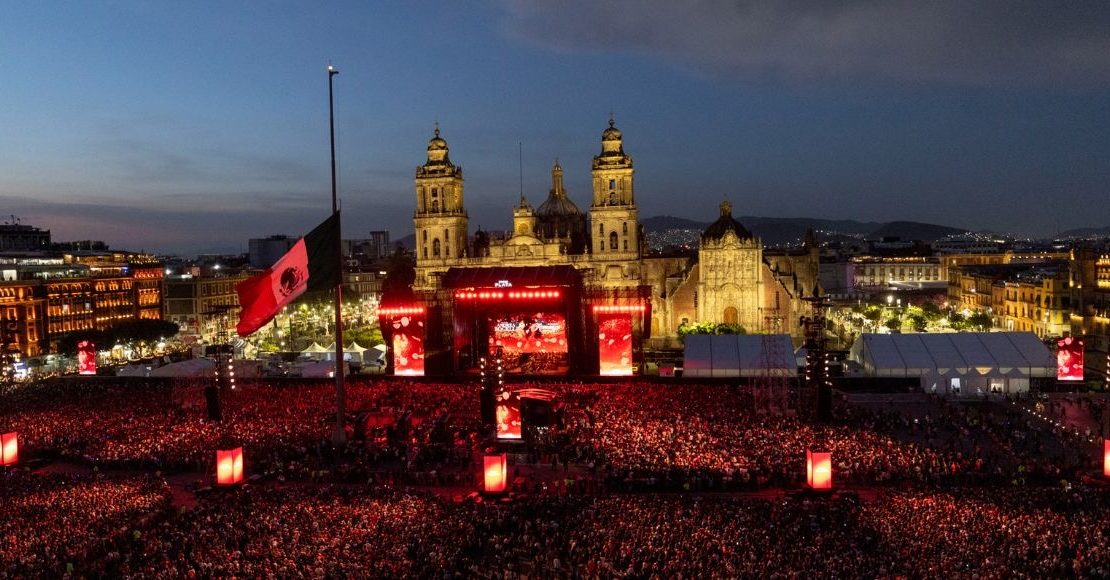 Ópera, cumbia y ambientazo: así se vivió el concierto de Andrea Bocelli en el Zócalo