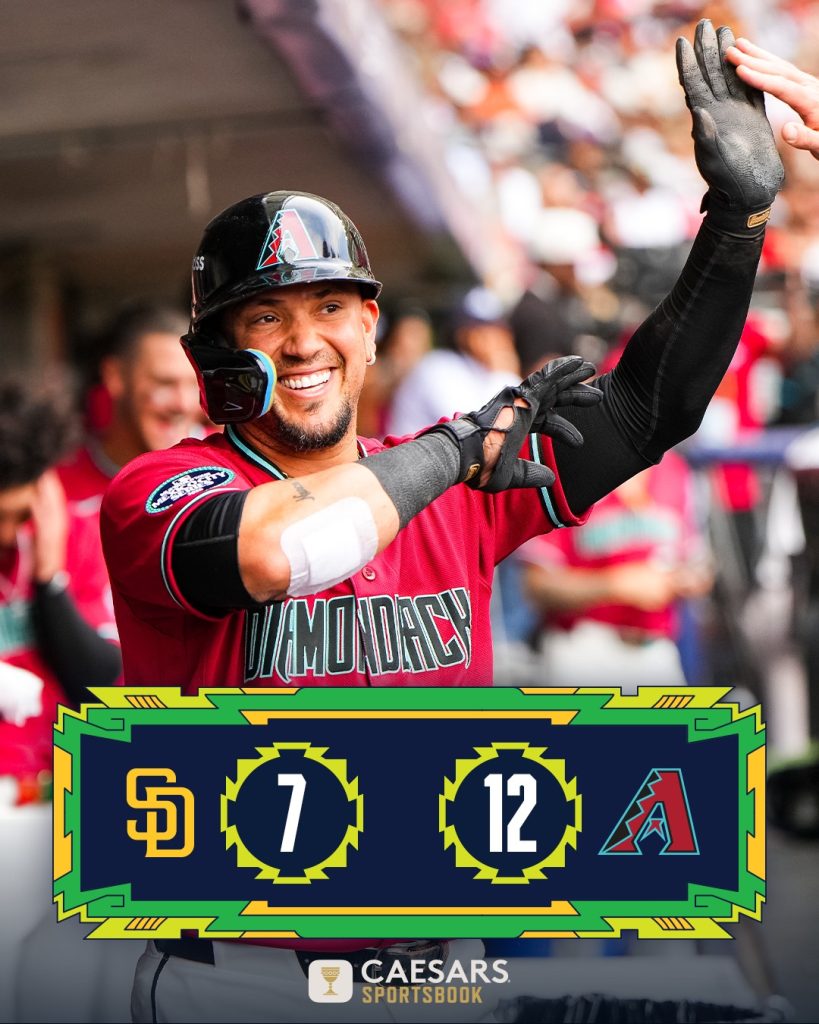 Arizona devuelve la remontada y rompe racha de los Padres de San Diego en México